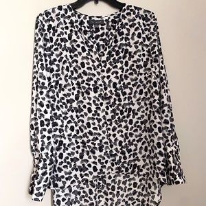 The Limited leopard print  long sleeves blouse